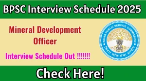BPSC MDO Interview Schedule 2025 Released Check Date Details at bpsc.bihar.gov.in