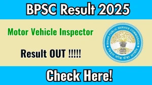 BPSC MVI Result 2025 Declared: Download at bpsc.bihar.gov.in
