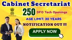 Cabinet Secretariat DFO Tech Recruitment 2025 - Apply Offline for 250 Posts Cabinet Secretariat DFO Tech Recruitment 2025 - Apply Offline for 250 Posts