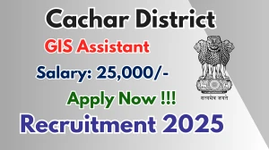 Cachar District GIS Assistant Recruitment 2025 - Apply Offline
