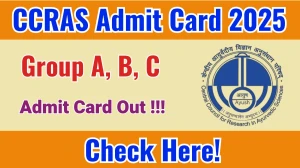 CCRAS Group A, B, C Admit Card 2025 - Download Here CCRAS Group A, B, C Admit Card 2025 - Download Here