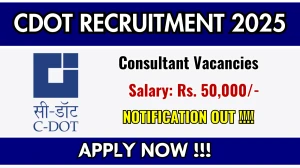 CDOT Consultant Recruitment 2025 – Walk in