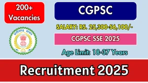 CGPSC Recruitment 2025 - Apply Online for 265 Labour Officer, Assistant Jailor and More Posts CGPSC Recruitment 2025 - Apply Online for 265 Labour Officer, Assistant Jailor and More Posts