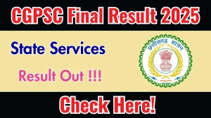 CGPSC State Services Final Result 2025 OUT (Direct Link) - Download Merit List @psc.cg.gov.in CGPSC State Services Final Result 2025 OUT (Direct Link) - Download Merit List @psc.cg.gov.in