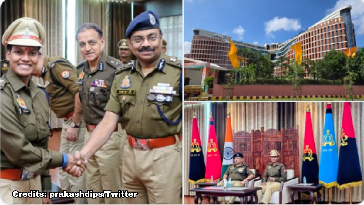 Cricketer Deepti Sharma Felicitated at UP Police Headquarters in Lucknow