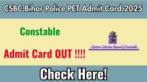 CSBC Bihar Police Constable PET PST Admit Card 2025 OUT Download Hall Ticket at csbc.bihar.gov.in CSBC Bihar Police Constable PET PST Admit Card 2025 OUT Download Hall Ticket at csbc.bihar.gov.in