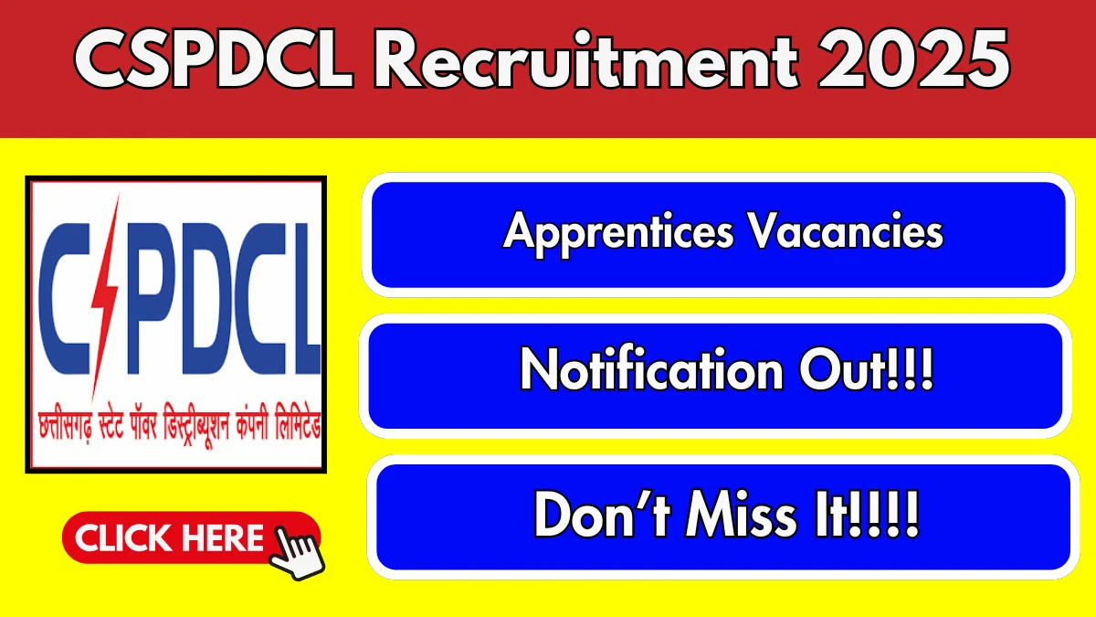 CSPDCL Apprentices Recruitment 2025 - Apply Online for 75 Posts