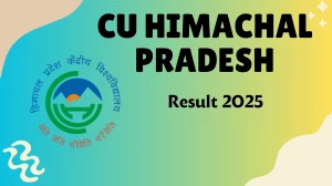 CU Himachal Pradesh Result 2025 Released at cuhimachal.ac.in Direct Link to Download 4th Semester Result