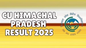 CU Himachal Pradesh Result 2025 Released at cuhimachal.ac.in Direct Link to Download 2nd, 4th Semester Result