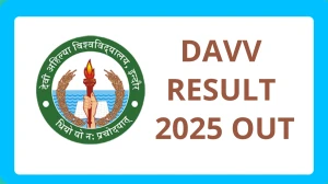 DAVV Result 2025 Out at dauniv.ac.in Direct Link to Download 2nd and 4th Semester Result