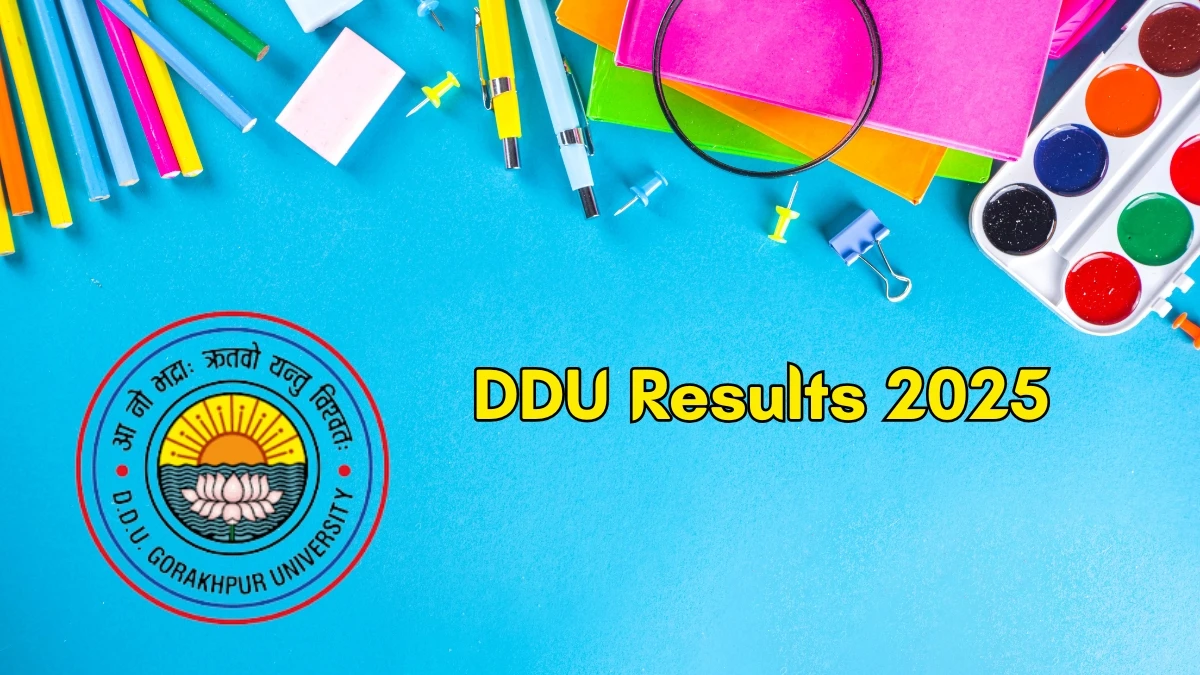 DDU Result 2025 Out at ddugu.ac.in Direct Link to Download Even semester Result