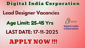 Digital India Corporation Lead Designer Recruitment 2025 - Apply Online Digital India Corporation Lead Designer Recruitment 2025 - Apply Online