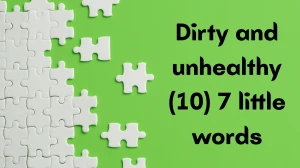 Dirty and unhealthy 7 Little Words 10 letters Answer