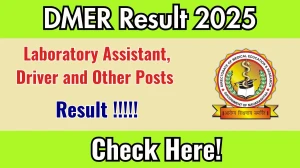 DMER Result 2025: Download Laboratory Assistant, Driver and Other Posts Result PDF at dmer.maharashtra.gov.in DMER Result 2025: Download Laboratory Assistant, Driver and Other Posts Result PDF at dmer.maharashtra.gov.in