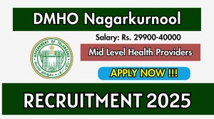 DMHO Nagarkurnool MLHP Recruitment 2025 - Apply Offline for 12 Posts DMHO Nagarkurnool MLHP Recruitment 2025 - Apply Offline for 12 Posts