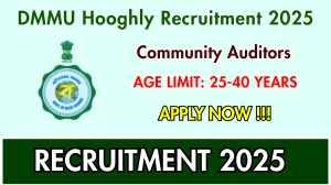 DMMU Hooghly Recruitment 2025 - Apply Online for 46 Community Auditors Posts DMMU Hooghly Recruitment 2025 - Apply Online for 46 Community Auditors Posts