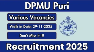 DPMU Puri Recruitment 2025 – Walk in for 22 AYUSH MO, Physiotherapist and More Posts