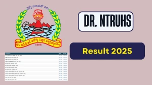 Dr. NTRUHS Result 2025 Out at drntr.uhsap.in Direct Link to Download  Result