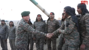 Exercise Trishul: Top Military Commanders Witness Joint Operations Aboard INS Vi...