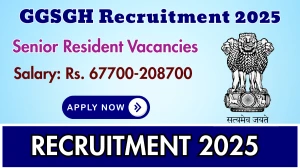 GGSGH Senior Resident Recruitment 2025 – Walk in for 07 Posts