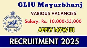 GLIU Mayurbhanj Recruitment 2025 – Walk in for 09 Animal Husbandry Expert, Community Resource Persons Posts GLIU Mayurbhanj Recruitment 2025 – Walk in for 09 Animal Husbandry Expert, Community Resource Persons Posts