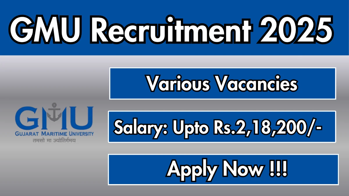 GMU Recruitment 2025 - Apply Offline for 05 Professor, Associate Professor and More Posts