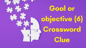 Goal or objective Crossword Clue Irish Daily Mail Quick 6 letters Answer