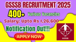 GSSSB Recruitment 2025 - Apply Online for 426 Accountant, Sub Accountant/Sub Auditor and Other Posts