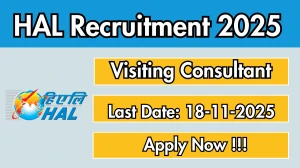 HAL Visiting Consultant Recruitment 2025 - Apply Offline