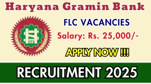 Haryana Gramin Bank FLC Recruitment 2025 - Apply Offline
