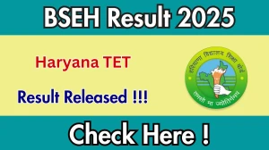 Haryana TET Result 2025 Out at bseh.org.in, Direct Link to Download Result PDF Here Haryana TET Result 2025 Out at bseh.org.in, Direct Link to Download Result PDF Here