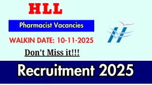 HLL Recruitment 2025 – Walk in for Pharmacist, Assistant Pharmacist Posts HLL Recruitment 2025 – Walk in for Pharmacist, Assistant Pharmacist Posts