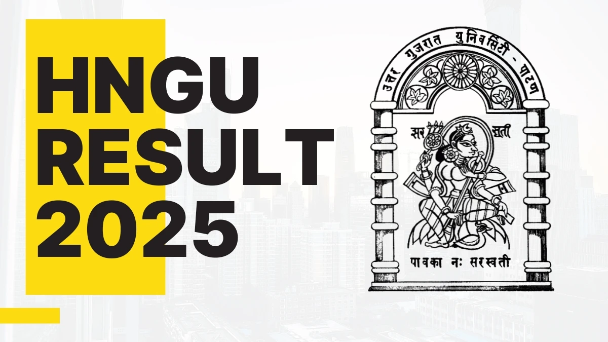 HNGU Result 2025 Out at ngu.ac.in Direct Link to Download 4th Semester Result