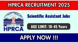 HPRCA Scientific Assistant Recruitment 2026 - Apply Online for 01 Posts HPRCA Scientific Assistant Recruitment 2026 - Apply Online for 01 Posts