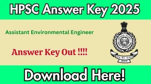 HPSC AEE Answer Key 2025 Out – Download Answer Key PDF @ hpsc.gov.in