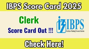 IBPS Clerk Prelims Score Card 2025 Declared: Download at ibps.in IBPS Clerk Prelims Score Card 2025 Declared: Download at ibps.in