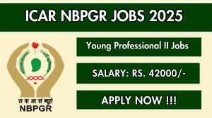 ICAR NBPGR Young Professional II Recruitment 2025 - Apply Offline ICAR NBPGR Young Professional II Recruitment 2025 - Apply Offline