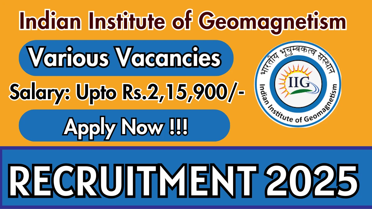 IIG Recruitment 2025 – Apply Online for 14 Professor, Assistant and More Posts