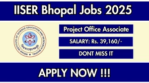 IISER Bhopal Project Office Associate Recruitment 2025 - Apply Online IISER Bhopal Project Office Associate Recruitment 2025 - Apply Online