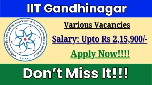 IIT Gandhinagar Recruitment 2025 - Apply Online for 37 Deputy Librarian, Assistant Registrar and Other Posts