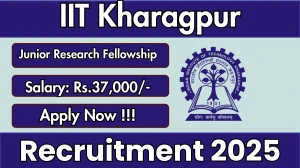 IIT Kharagpur Junior Research Fellowship Recruitment 2025 - Apply Online
