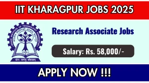 IIT Kharagpur Research Associate Recruitment 2025 – Apply Online for 01 Posts IIT Kharagpur Research Associate Recruitment 2025 – Apply Online for 01 Posts