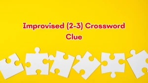 Improvised Crossword Clue Irish Daily Mail Quick (2-3) letters Answer