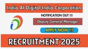 India AI Digital India Corporation Recruitment 2025 PDF Out - Apply Online for Deputy General Manager Posts