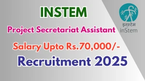 INSTEM Project Secretariat Assistant Recruitment 2025 – Apply Online