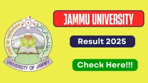 Jammu University Result 2025 Out at coeju.com Direct Link to Download 2nd and 4th Semester Result