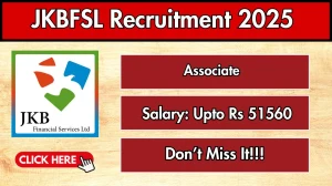 JKBFSL Associate Recruitment 2025 – Apply Online for 03 Posts