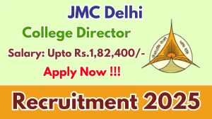 JMC Delhi College Director Recruitment 2025 - Apply Online