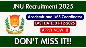 JNU Academic and LMS Coordinator Recruitment 2025 – Apply Online JNU Academic and LMS Coordinator Recruitment 2025 – Apply Online