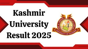 Kashmir University Result 2025 Out at uok.edu.in Direct Link to Download 1st Semester Result